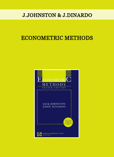 Econometric Methods by J.Johnston & J.DiNardo of https://crabaca.store/