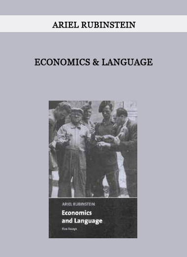 Economics & Language by Ariel Rubinstein of https://crabaca.store/