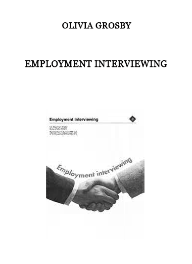 Employment Interviewing by Olivia Grosby of https://crabaca.store/