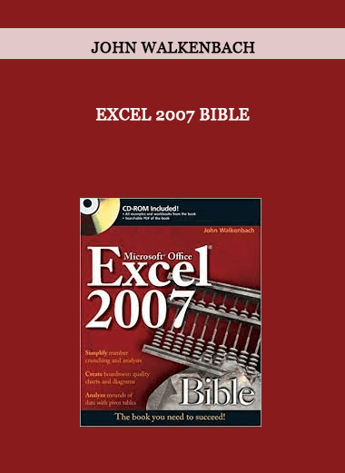 Excel 2007 Bible by John Walkenbach of https://crabaca.store/