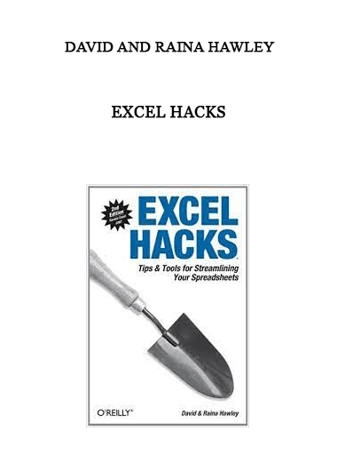 Excel Hacks by David and Raina Hawley of https://crabaca.store/