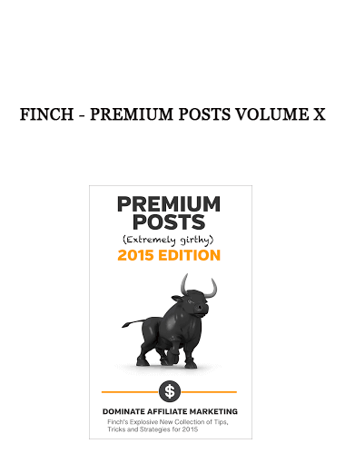 Finch - Premium Posts Volume X of https://crabaca.store/