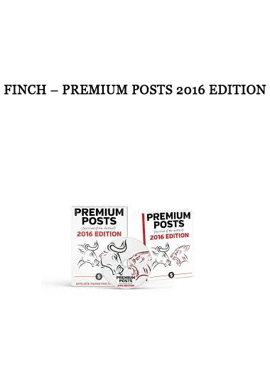 Finch – Premium Posts 2016 Edition of https://crabaca.store/