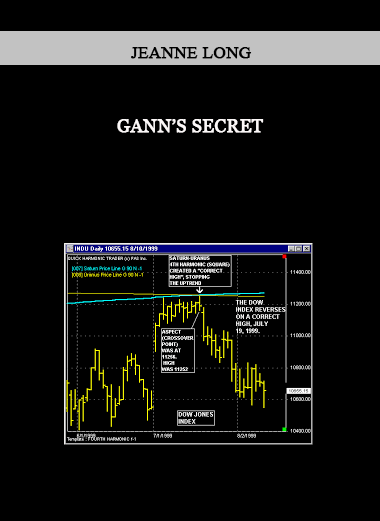 Gann’s Secret by Jeanne Long of https://crabaca.store/