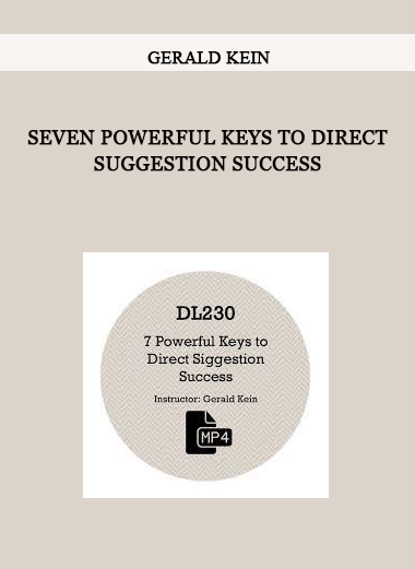 Gerald Kein – Seven Powerful Keys to Direct Suggestion Success of https://crabaca.store/