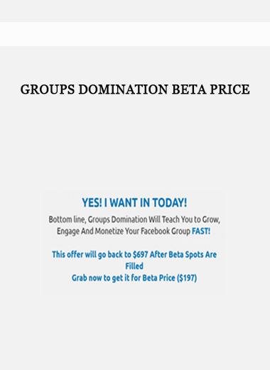 Groups Domination Beta Price of https://crabaca.store/