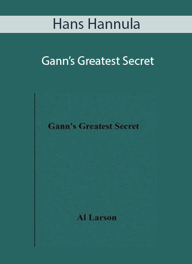 Hans Hannula – Gann’s Greatest Secret of https://crabaca.store/