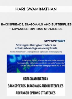 Backspreads Diagonals and Butterflies - Advanced Options Strategies by Hari Swaminathan of https://crabaca.store/