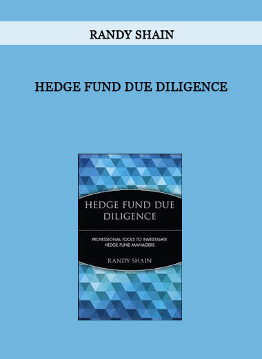 Hedge Fund Due Diligence by Randy Shain of https://crabaca.store/