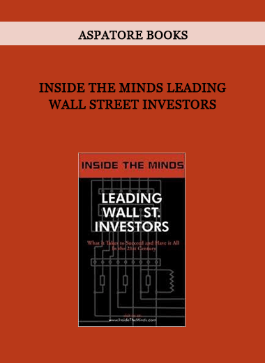 Inside the Minds Leading Wall Street Investors by Aspatore Books of https://crabaca.store/