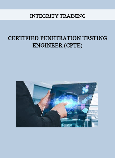 Integrity Training - Certified Penetration Testing Engineer (CPTE) of https://crabaca.store/