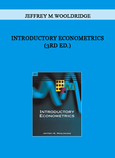 Introductory Econometrics (3rd Ed.) by Jeffrey M.Wooldridge of https://crabaca.store/