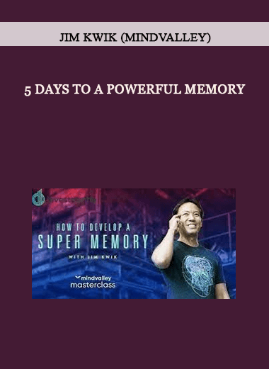 Jim Kwik (MindValley) – 5 Days To A Powerful Memory of https://crabaca.store/