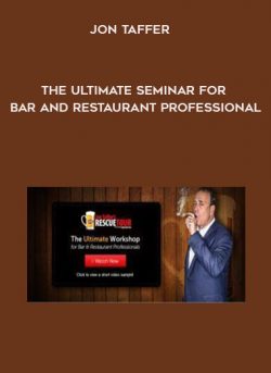 Jon Taffer – The Ultimate Seminar For Bar And Restaurant Professional of https://crabaca.store/