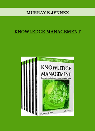 Knowledge Management by Murray E.Jennex of https://crabaca.store/