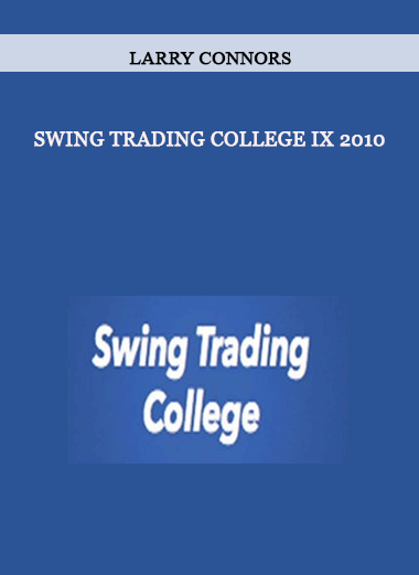 Larry Connors – Swing Trading College IX 2010 of https://crabaca.store/