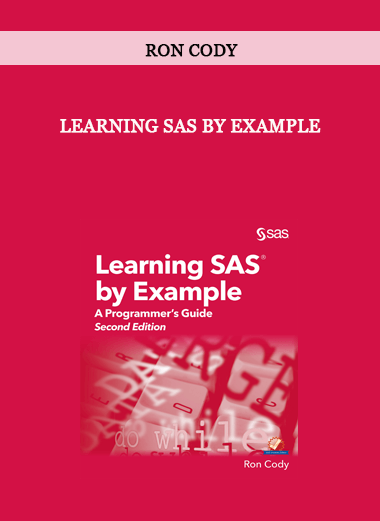 Learning SAS by Example by Ron Cody of https://crabaca.store/