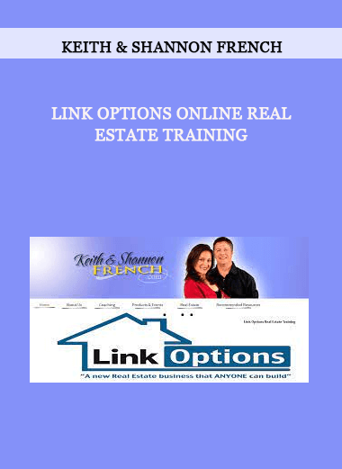 Link Options Online Real Estate Training by Keith & Shannon French of https://crabaca.store/