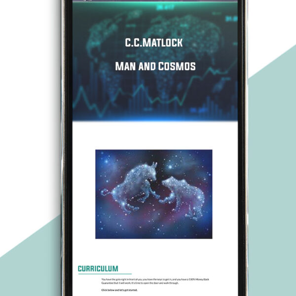 Man and Cosmos by C.C.Matlock of https://crabaca.store/