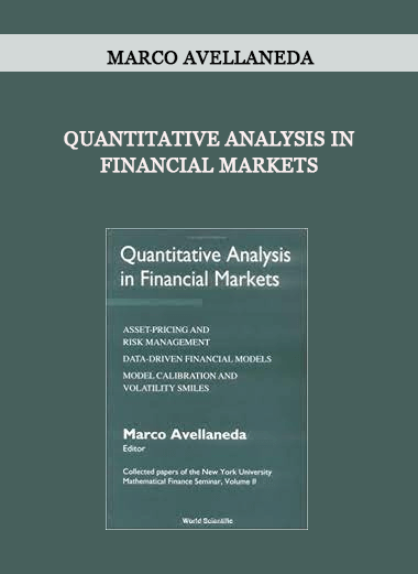 Marco Avellaneda - Quantitative Analysis in Financial Markets of https://crabaca.store/