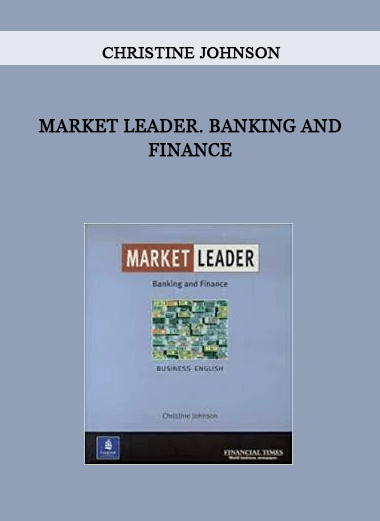 Market Leader. Banking and Finance by Christine Johnson of https://crabaca.store/