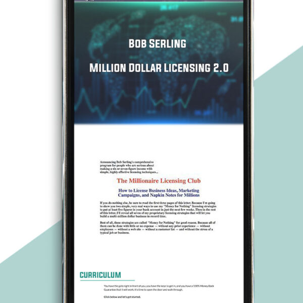 Million Dollar Licensing 2.0 from Bob Serling of https://crabaca.store/