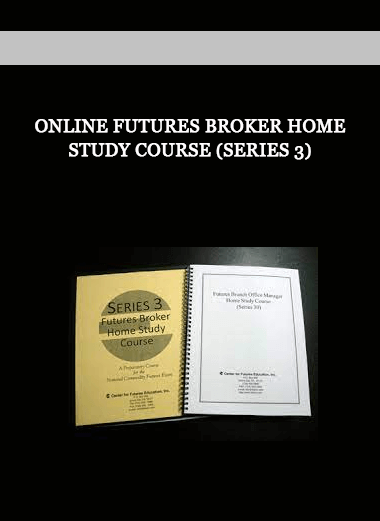 Online Futures Broker Home Study Course (Series 3) of https://crabaca.store/