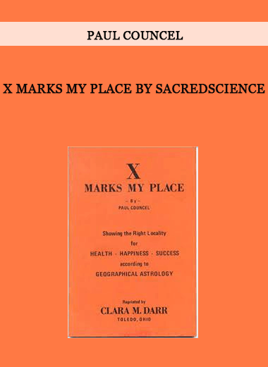 Paul Councel – X Marks My Place by Sacredscience of https://crabaca.store/