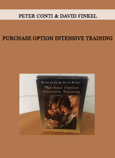 Peter Conti & David Finkel - Purchase Option Intensive Training of https://crabaca.store/