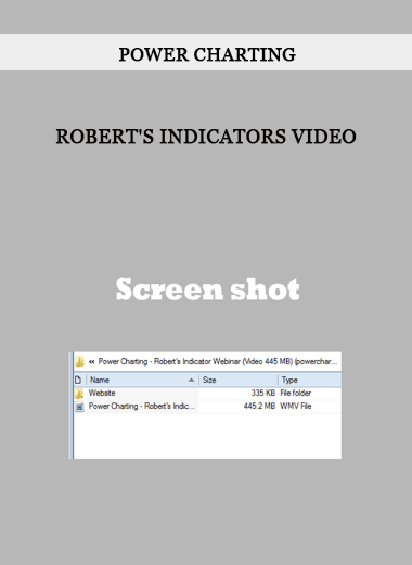 Power Charting - Robert's Indicators Video of https://crabaca.store/