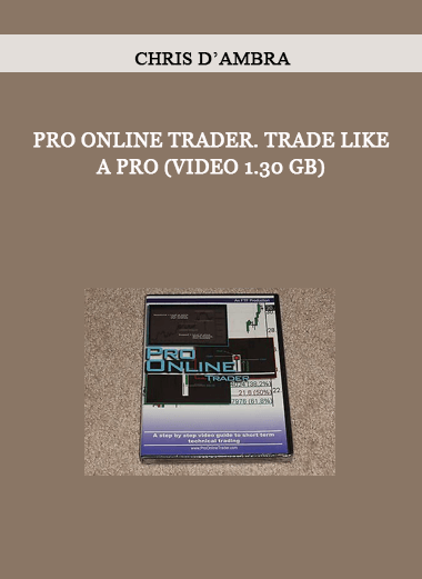 Pro Online Trader. Trade Like a Pro (Video 1.30 GB) by Chris D’Ambra of https://crabaca.store/