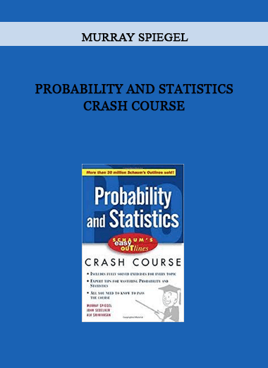 Probability and Statistics Crash Course by Murray Spiegel of https://crabaca.store/