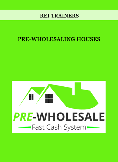 REI Trainers – PRE-Wholesaling Houses of https://crabaca.store/