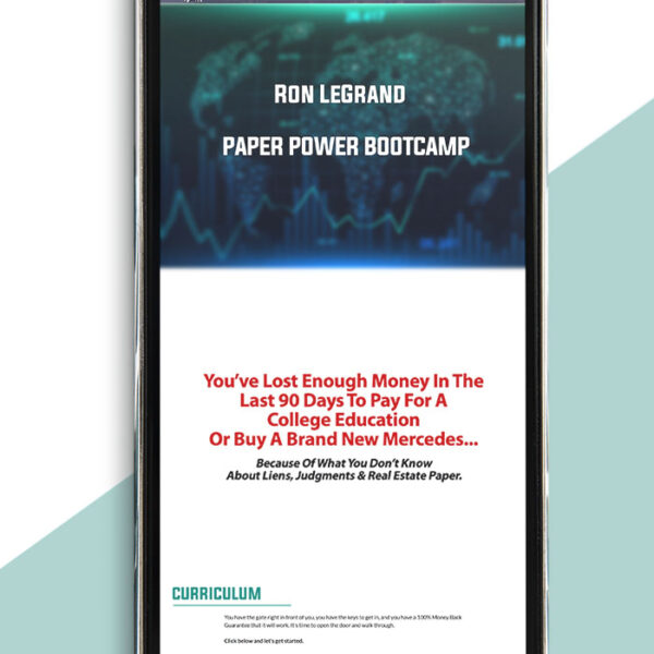 RON LEGRAND - PAPER POWER BOOTCAMP of https://crabaca.store/