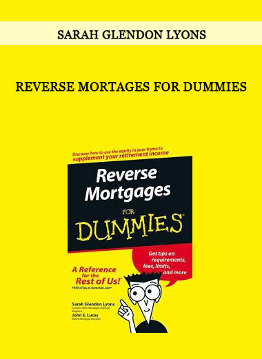 Reverse Mortages for Dummies by Sarah Glendon Lyons of https://crabaca.store/