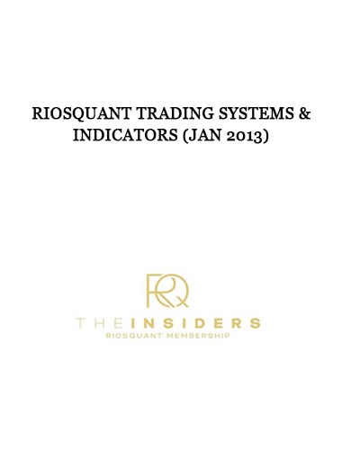 RiosQuant Trading Systems & Indicators (Jan 2013) of https://crabaca.store/