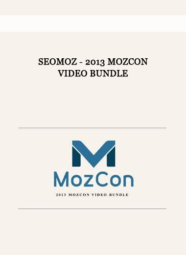 SEOmoz - 2013 MozCon Video Bundle of https://crabaca.store/