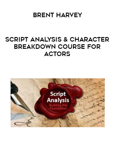 Script Analysis & Character Breakdown Course for Actors by Brent Harvey of https://crabaca.store/