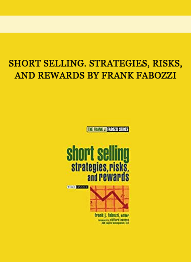 Short Selling. Strategies