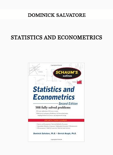 Statistics and Econometrics by Dominick Salvatore of https://crabaca.store/