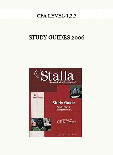 Study Guides 2006 by CFA Level 1