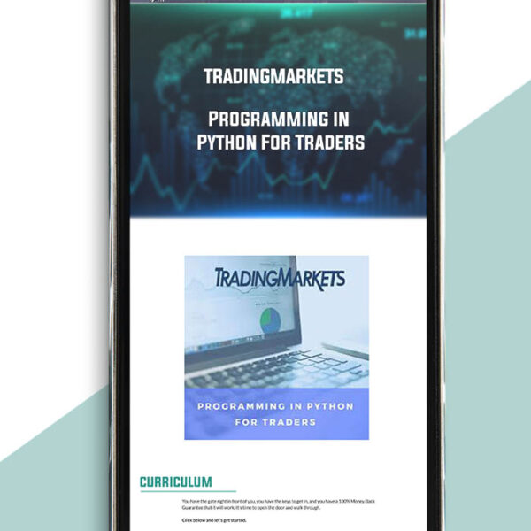 TRADINGMARKETS – Programming in Python For Traders of https://crabaca.store/
