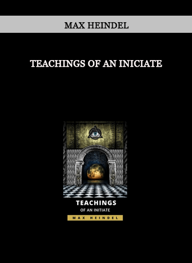 Teachings of an Iniciate by Max Heindel of https://crabaca.store/