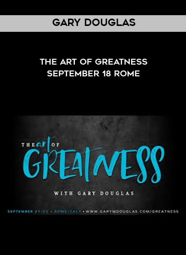 The Art of Greatness - September 18 Rome by Gary Douglas of https://crabaca.store/