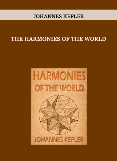 The Harmonies of the World by Johannes Kepler of https://crabaca.store/