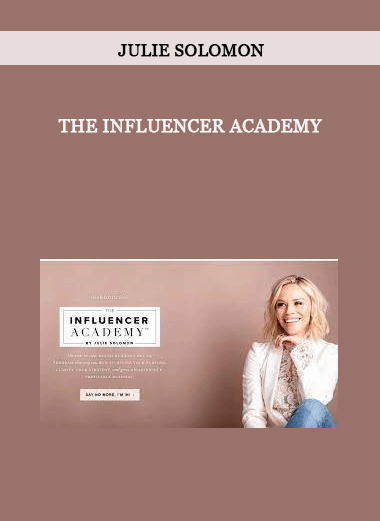 The Influencer Academy by Julie Solomon of https://crabaca.store/