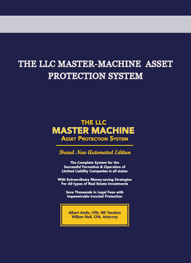 The LLC Master-Machine  Asset Protection System of https://crabaca.store/