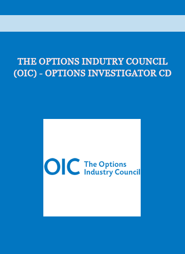 The Options Indutry Council (OIC) - Options Investigator CD of https://crabaca.store/