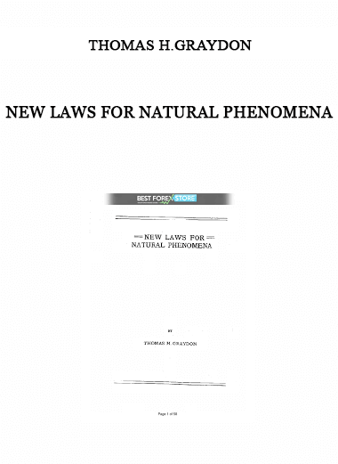 Thomas H.Graydon - New Laws for Natural Phenomena of https://crabaca.store/