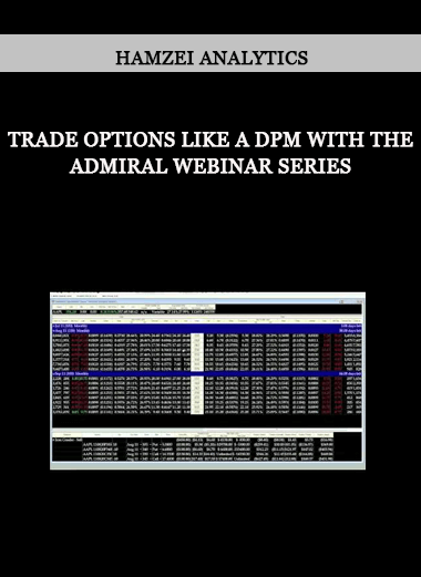 Trade Options Like a DPM with The Admiral Webinar Series by Hamzei Analytics of https://crabaca.store/